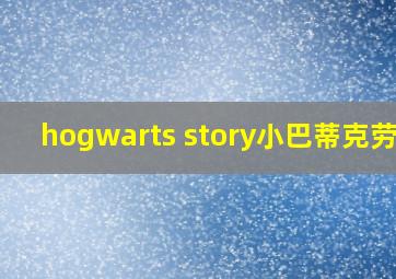 hogwarts story小巴蒂克劳奇